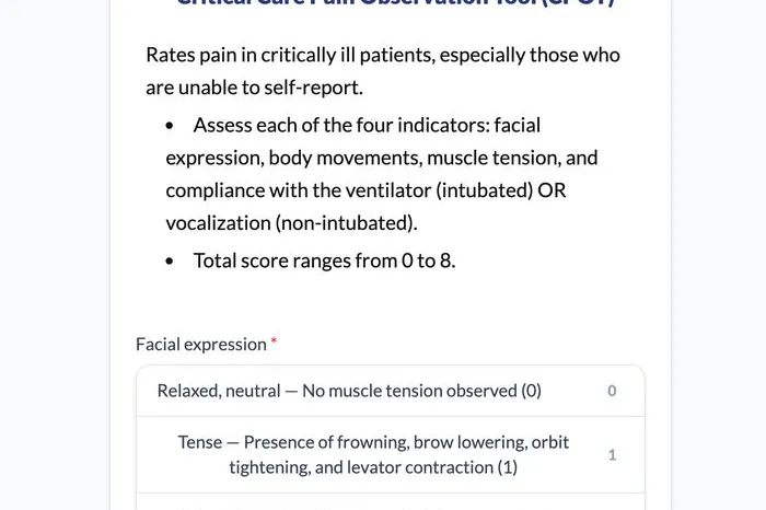Clinical decision rule module